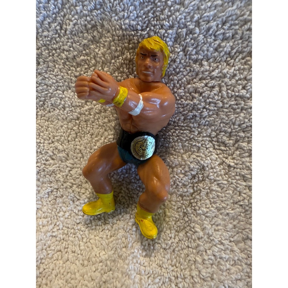 Vintage Rubber Wrestler Action Figure‎ Television Wrestling Champion 4 Inch Toy